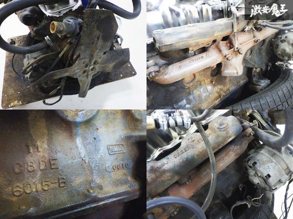  rare!! real movement remove!! original FORD Ford 1967 year first generation previous term Mustang MT engine motor body after market new goods head cover cab attaching 