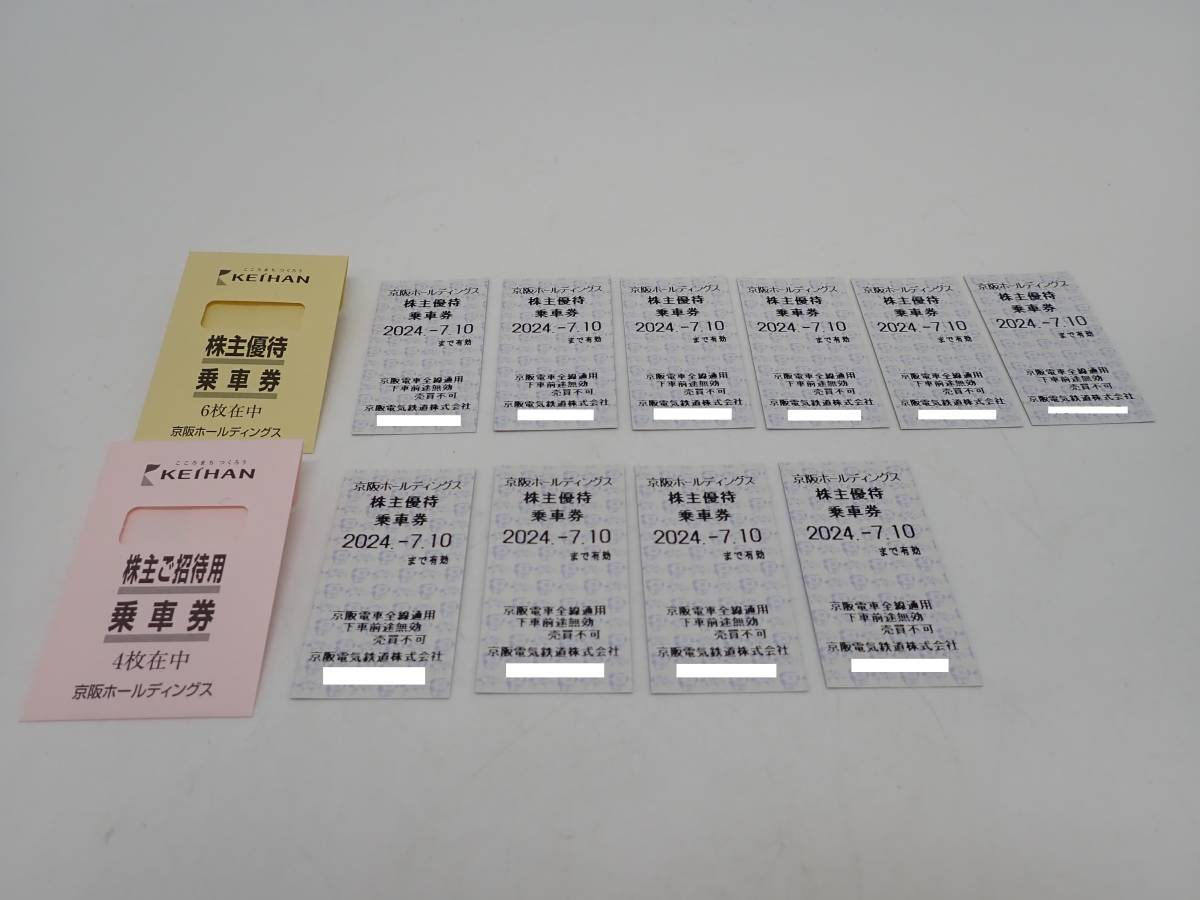 43329 ★ 京阪電鉄 株主優待乗車券10枚 京阪グループ諸施設株主ご優待 ひらかたパーク株主招待券 2024年7月10日まで ★ 未使用_画像4