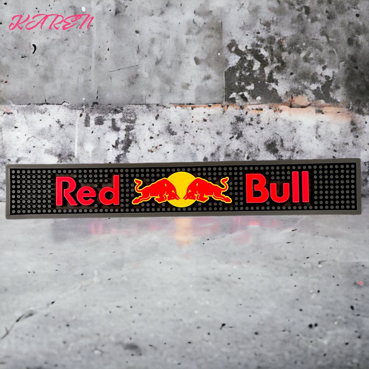 レッドブル redbull エナジードリンク モンスターエナジー ドリンク バーマット 水切りマット コースター グラスマット