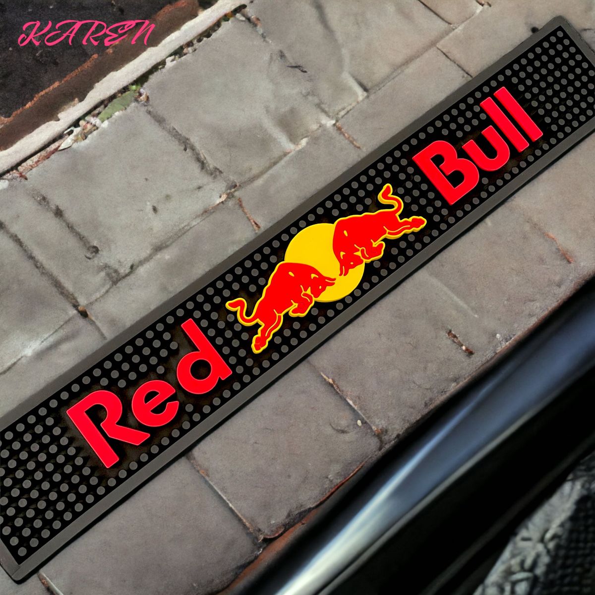 レッドブル redbull エナジードリンク モンスターエナジー ドリンク バーマット 水切りマット コースター グラスマット