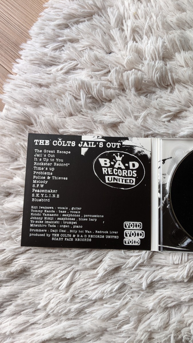 【美品CD】 THE COLTS ザ・コルツ/JAIL'S OUT 帯付 ほぼ未使用 廃盤 会場・通販限定 メジャー脱後初アルバム デジパック '01 THE MACK SHOW_画像5