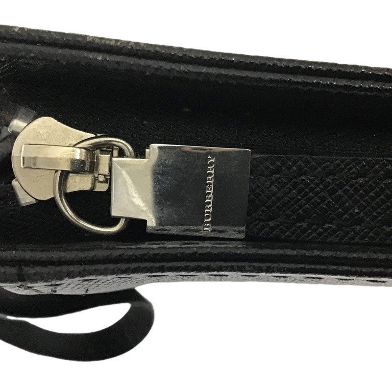 BURBERRY バーバリー クラッチバッグ 中古 良品 メンズ セカンドバッグ ブラック I2312K164_画像8