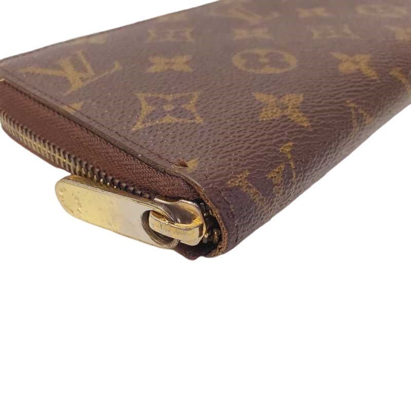 LOUIS VUITTON ルイ ヴィトン モノグラム ジッピー ウォレット M60017 中古 ラウンドファスナー 長財布 I2312K162_画像7