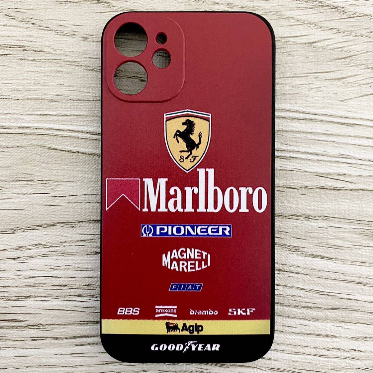 マールボロ フェラーリ iPhone 12 mini ケース F1 Ferrari マルボロ プロスト アレジ シューマッハ スマホ_画像4