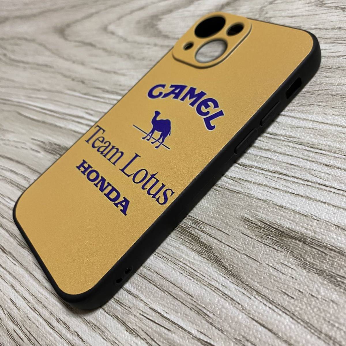  Camel Lotus Honda iPhone 13 mini case F1 i-ll ton * Senna smartphone 
