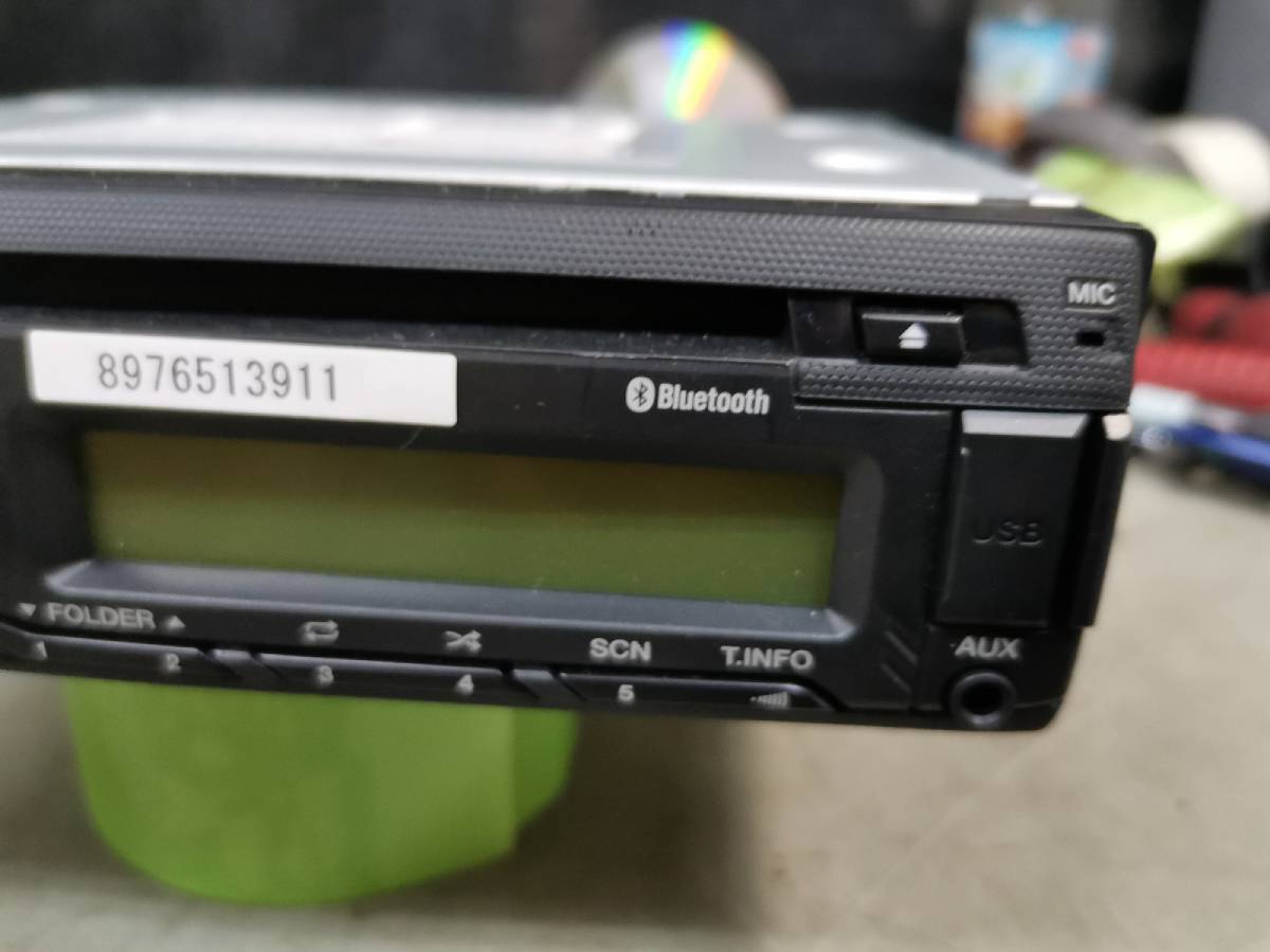 1206B　いすゞ　フォワード　FRR90　新車外しオーデオ　Bluetooth付　8-9765-1391-1　24V_画像3