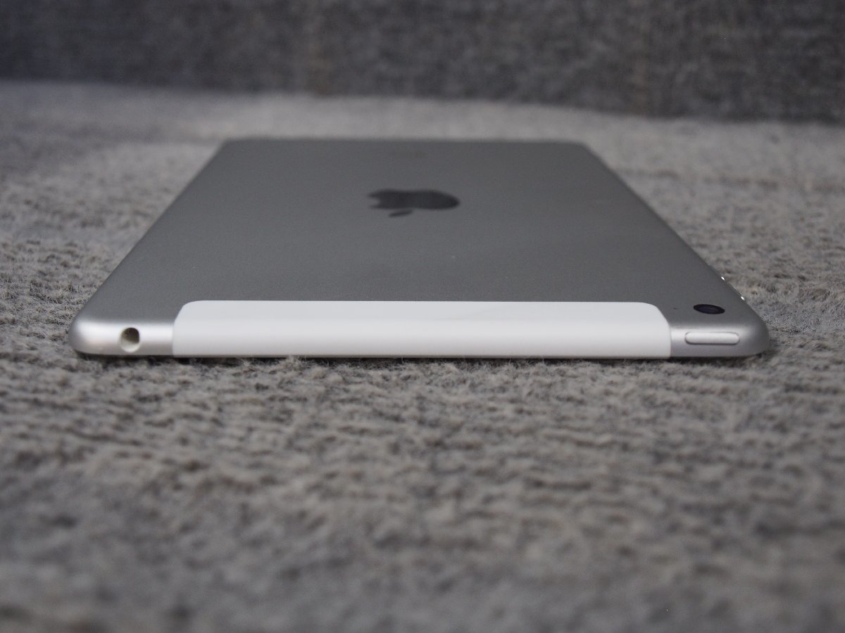 Apple iPad mini4 16GB Wi-Fi + Cellular(AU) MK702J/A A1550 バッテリー弱 動作確認済 ジャンク品 D50305_画像4