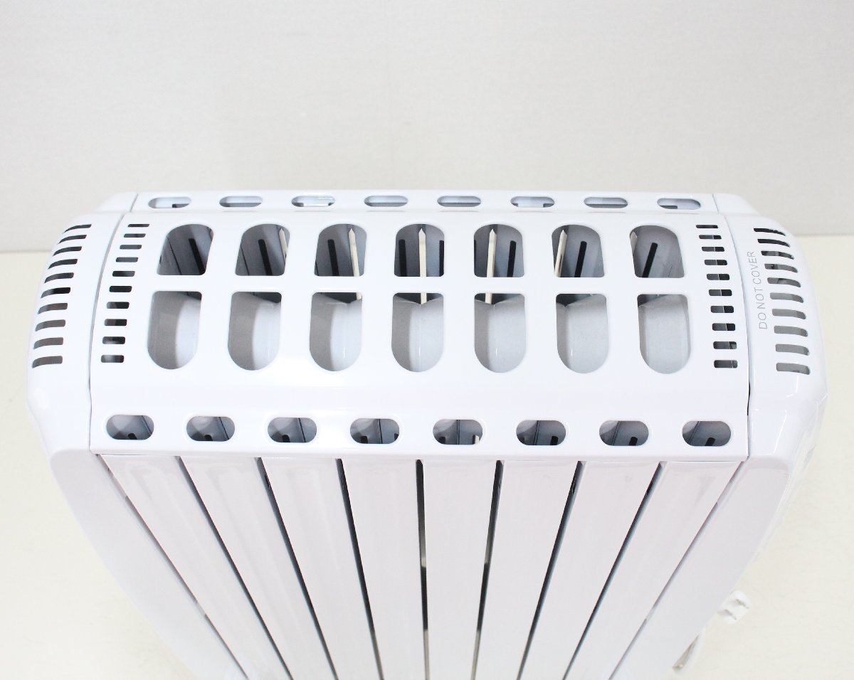 jv90■送料無料◆美品◆モダンデコ◆スリム型オイルヒーター◆ZZ001-wh◆1200W◆動作品◆AND・DECO SMART OIL HEATER◆暖房器具_画像7