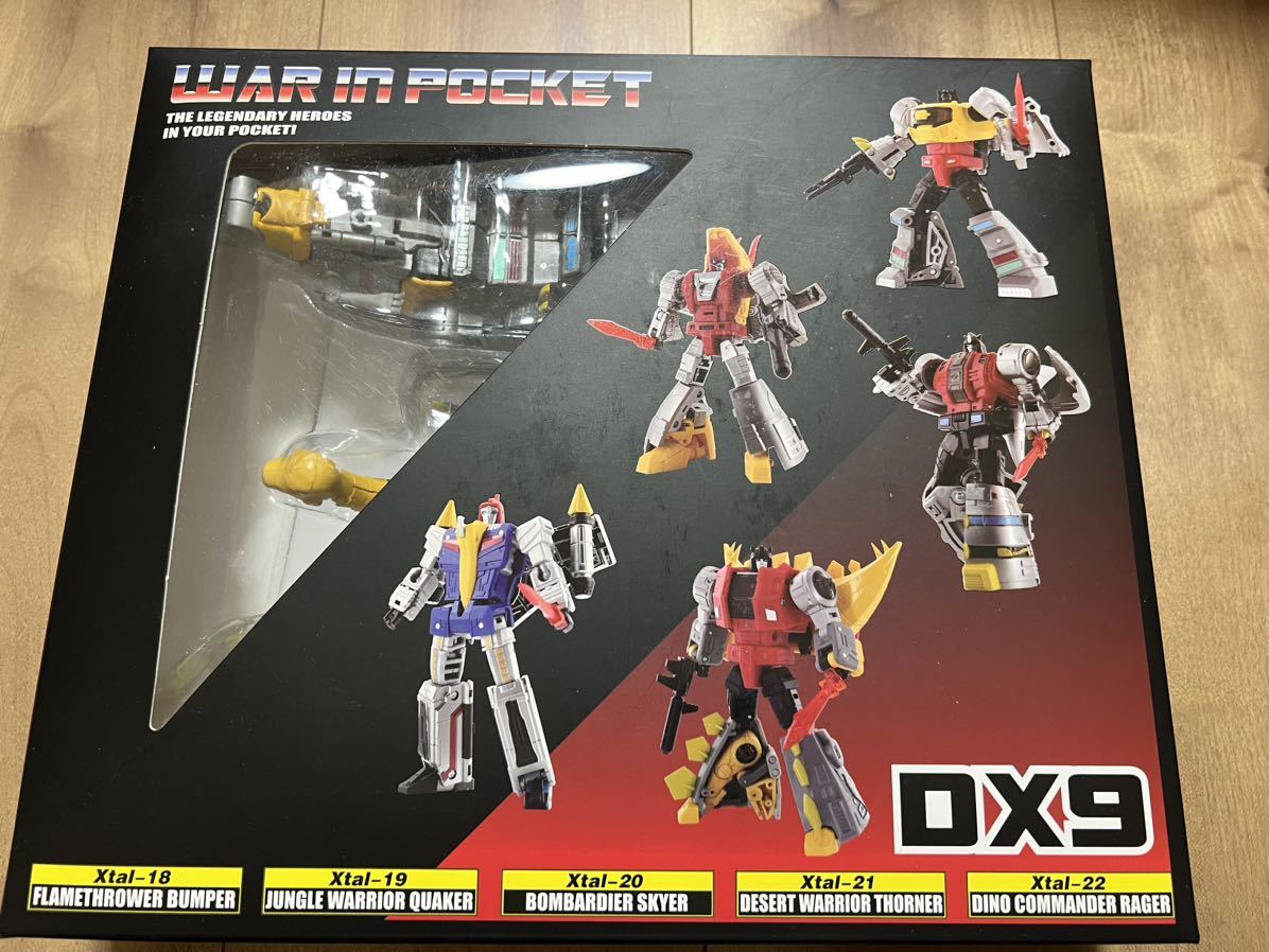 ★DX9 Toys WAR IN POCKET 恐竜部隊 5体セット 新品未開封