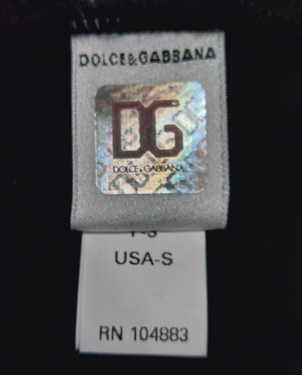 【未使用】DOLCE&GABBANA 半袖アンダーウェア(ブラック) ※921