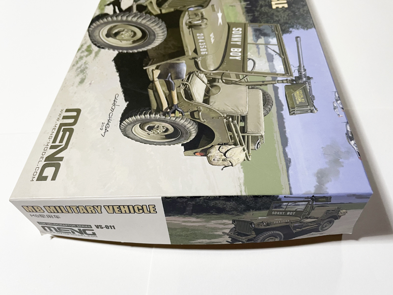 モンモデル 1/35 アメリカ軍 小型軍用車両 ウィリス MB 　　(meng_画像2
