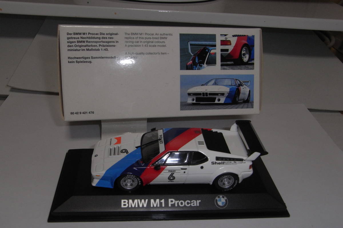 最新入荷 ◯【新品】BMW コレクションCollection【絶版品/極上 Procar M1 乗用車