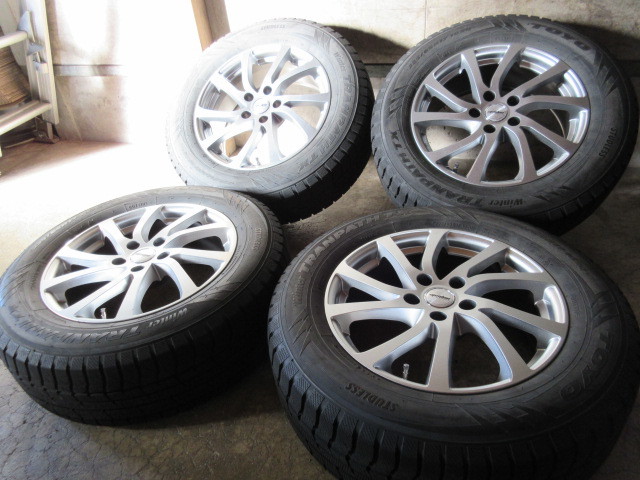 冬用+トヨタ車専用set!! LA STRADA epsilon (GM) (17x7+38 5H/114,3) バリ溝(TOYO TX) 225/65R17 ハリアー LEXUS レクサス NX RX RAV4 他も_画像1