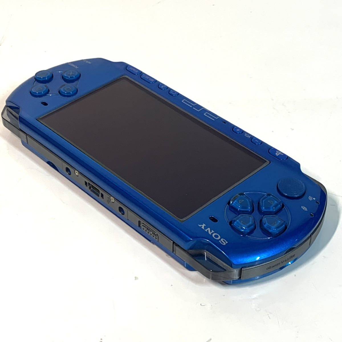 美品 SONY PlayStation Portable PSP 3000 バイブラントブルー 美品 SONY PlayStation Portable PSP 3000 バイブラントブルー