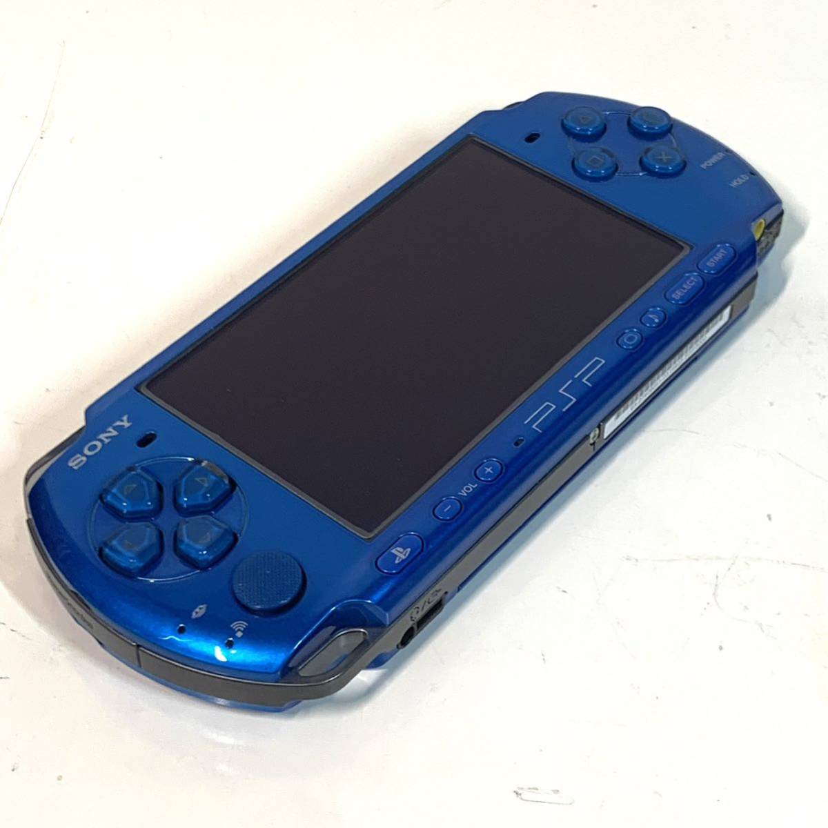 美品 SONY PlayStation Portable PSP 3000 バイブラントブルー 美品 SONY PlayStation Portable PSP 3000 バイブラントブルー