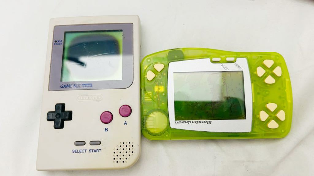 ジャンク品　任天堂　GAMEBOY /Wonder Swan namco 鉄拳カードチャレンジ　BANDAI まとめて２点_画像1