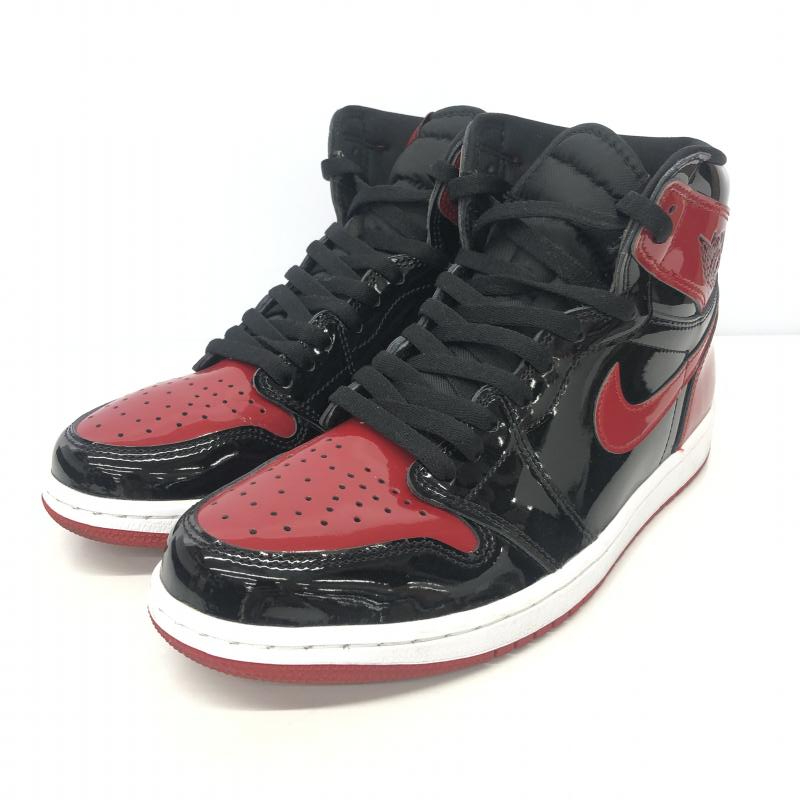 【中古】Nike Air Jordan 1 High OG Patent Bred　28cm　ナイキ[240066132449]_画像1