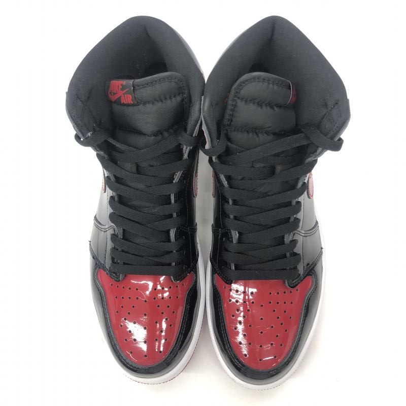【中古】Nike Air Jordan 1 High OG Patent Bred　28cm　ナイキ[240066132449]_画像2