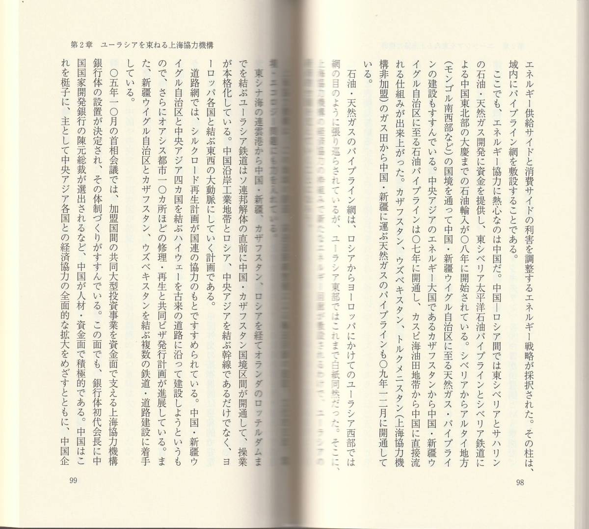 堀江則雄　ユーラシア胎動　ロシア・中国・中央アジア　新赤版　岩波新書　岩波書店　初版_画像2