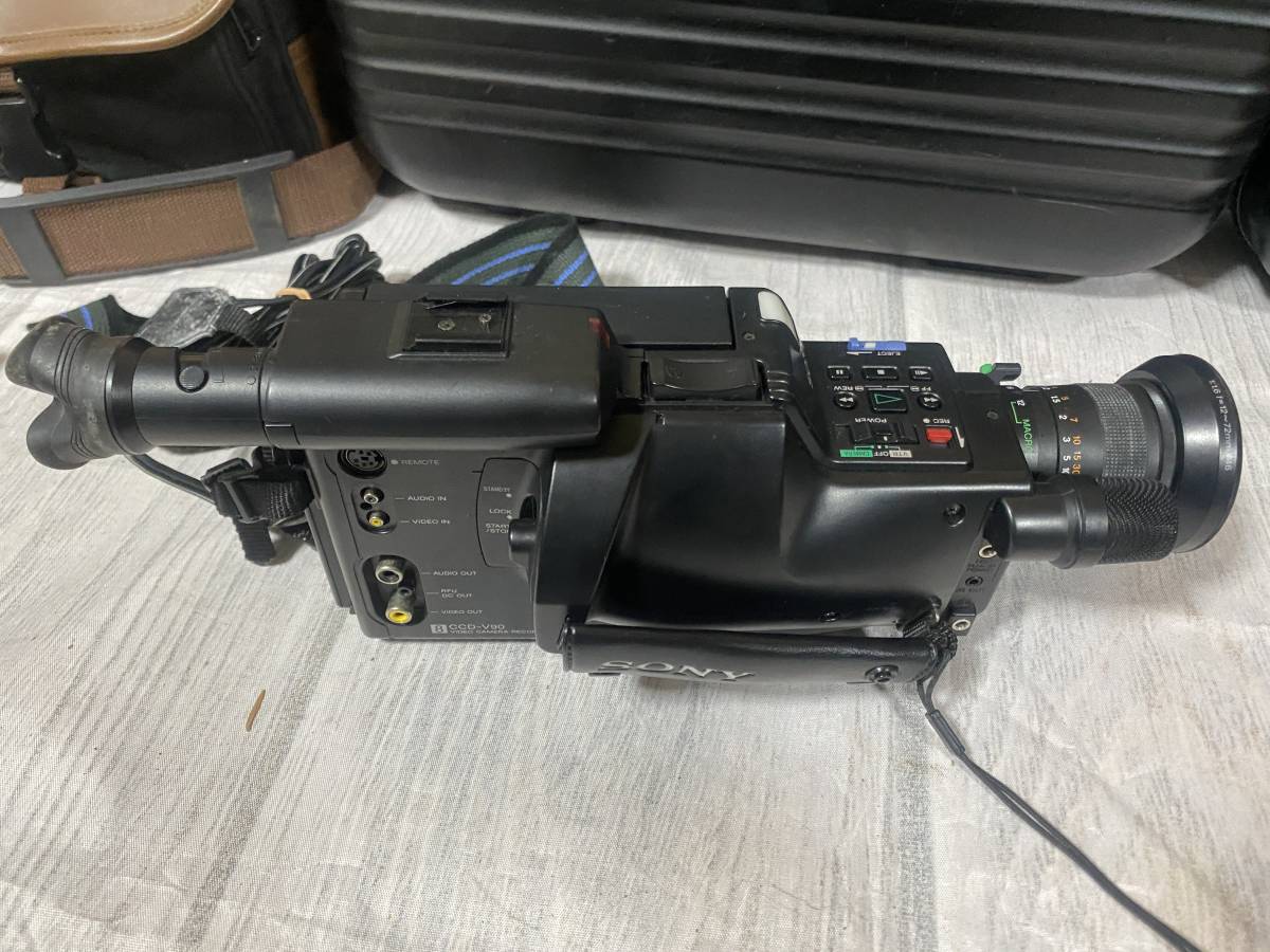 ビデオカメラ 3台 SONY ソニー SHARP シャープ VL-EL430 Handycam ハンディカム CCD-V90 CCD-F300 Hi8 8ミリ VIEWCAM Video8 4792_画像6