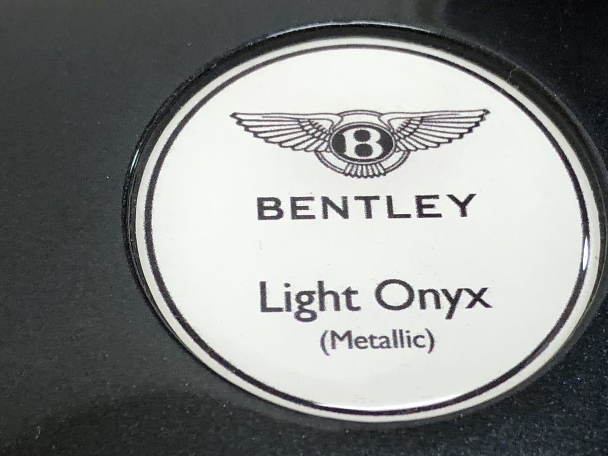 【保管品S5424】ベントレー　色見本　ボディカラーサンプル　Light Onyx ライトオニキス_画像2