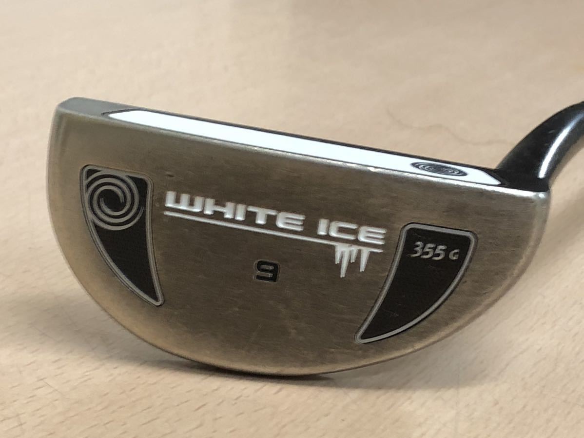 【保管品S5424】ODYSSEY オデッセイ WHITE ICE ホワイトアイス 9 355G パター _画像1