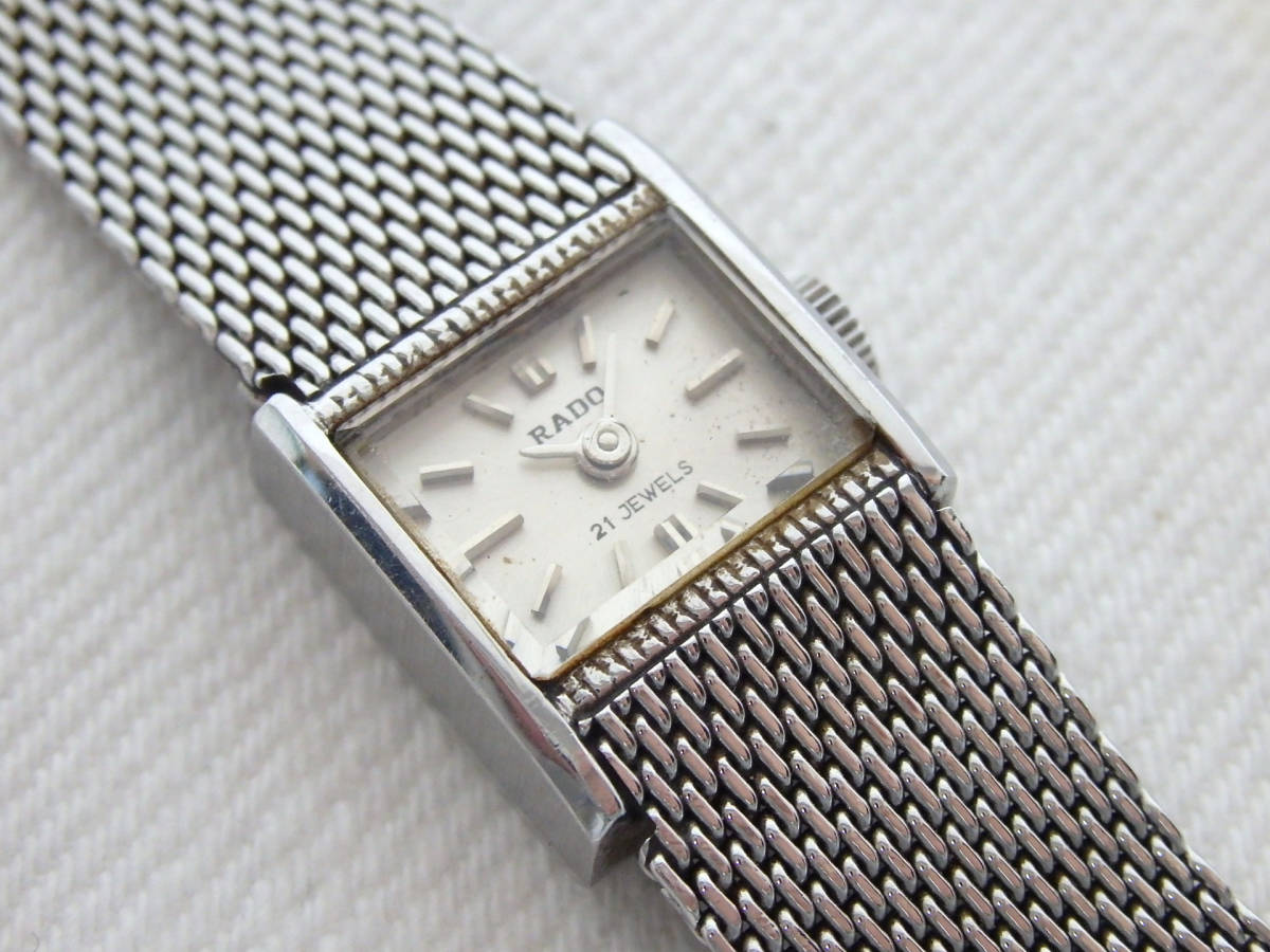 G49969 RADO ラドー 手巻き レディース 腕時計 ケース付き_画像3