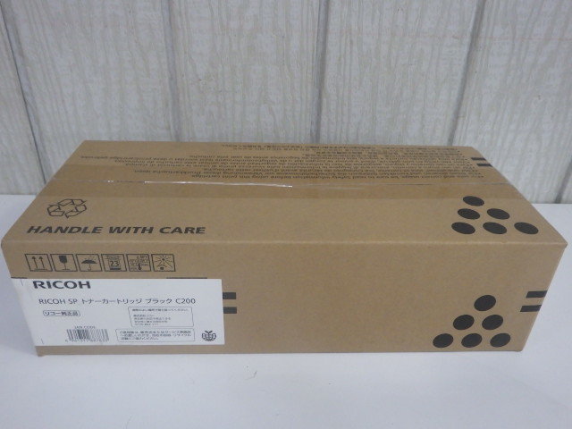 ＃ RICOH リコー トナーカートリッジ(ブラック) C200 新品未開封 純正品　②_画像1