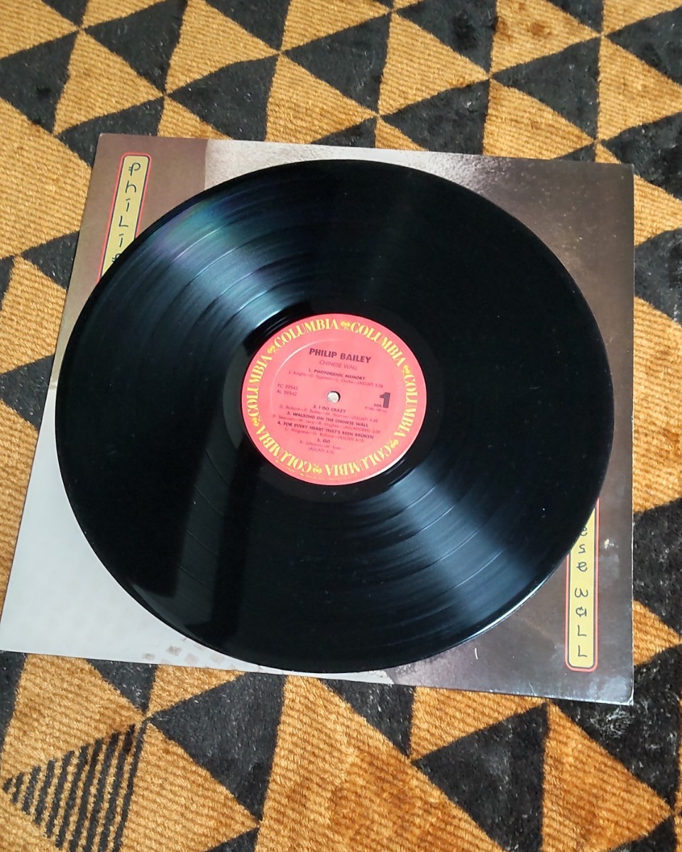 同梱可 フィリップ・ベイリー 輸入盤 レコード チャイニーズ・ウォール アース・ウィンド&ファイアー _画像5