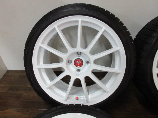 【送料無料・税込み】ASSO Partire 17in7.5J+35 4穴PCD98 ヨコハマ iceGUARD iG70 205/40R17 アバルト 500/595_画像2