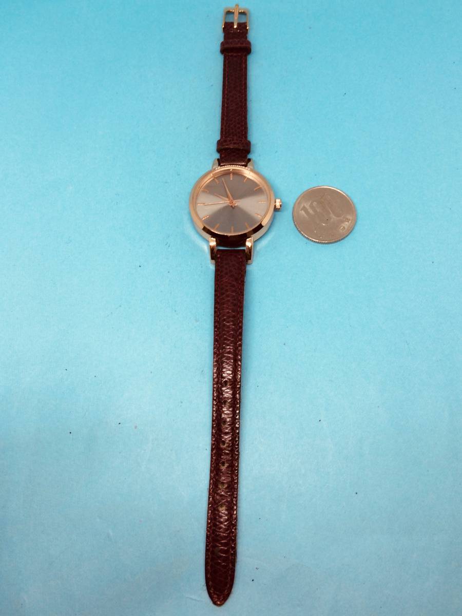 (B40)ピンクゴールド(*'▽')・XL100RG（電池交換済み）ピンクゴールド・レディス腕時計USED（送料全国一律185円）素敵な時計です。_画像6