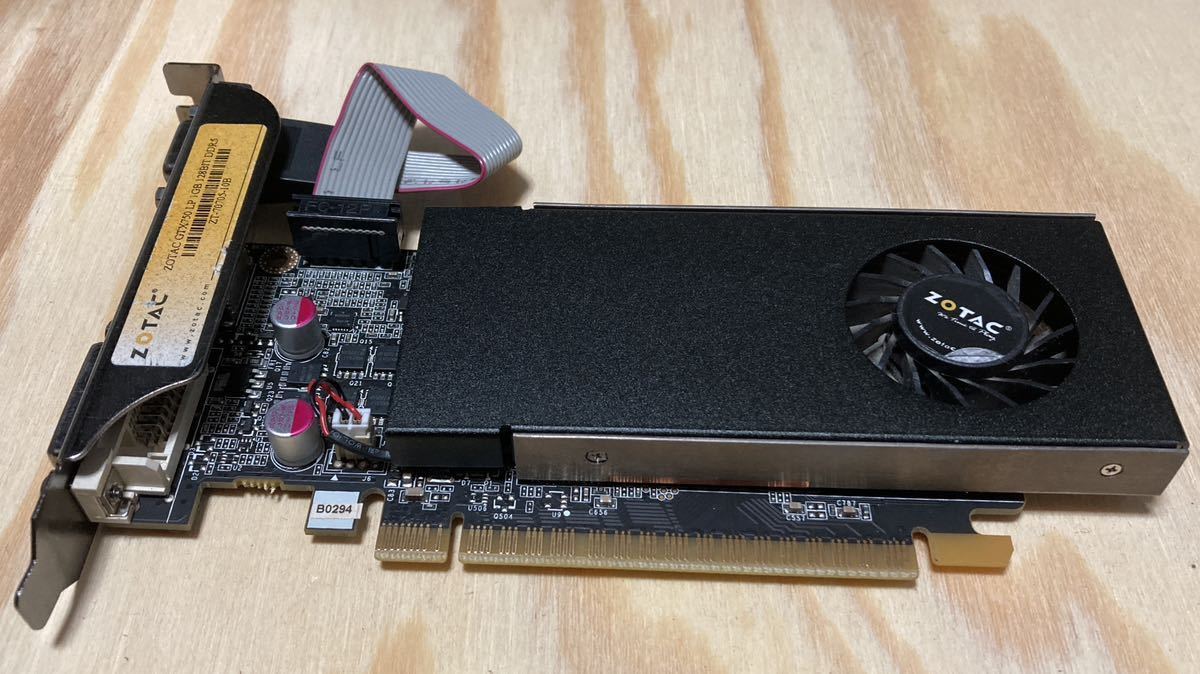 【動作品】ZOTAC GeForce GTX750 LP 1GB 128BIT DDR5 ZT-70705-10B_画像1