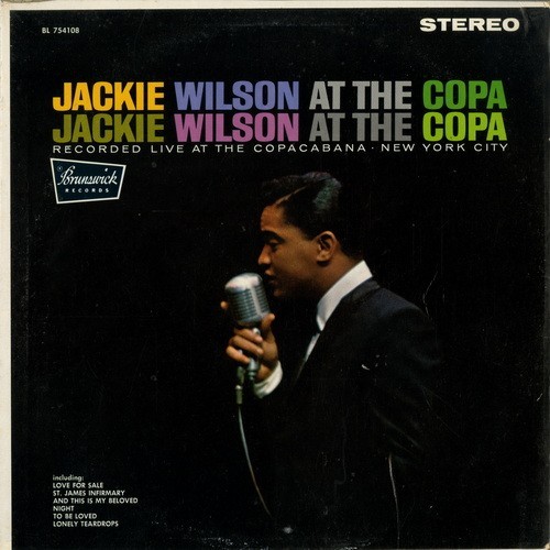 【ＬＰ】　JACKIE WILSON 「 AT THE COPA 」 ( BRUNSWICK BL-754108 )_画像1