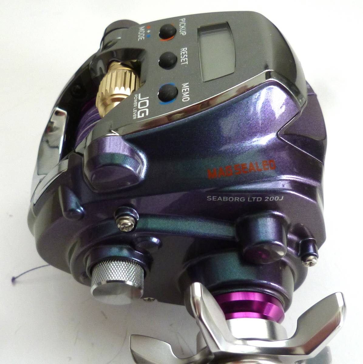 DAIWA ダイワ シーボーグ SEABORD LTD 200J (右) 中古 巻上距離17.2kg 通電時間65H 出品前に動作確認,オーバーホール,ベアリング交換使用済_画像3