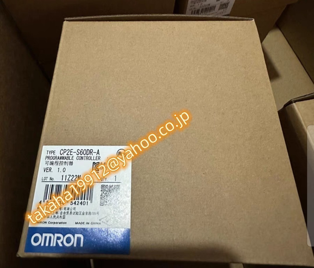 ◆【新品！】オムロン　CP2E-S60DR-A プログラマブルコントローラ【６か月安心保証】