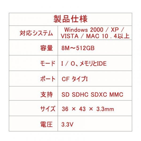 即納 SDカード to CFカード TypeI 変換 アダプター手持ちのSDカードをCFカード TypeIに変換 N/B EXTREME CFアダプターWiFi SD対応 UDMA対応_画像9