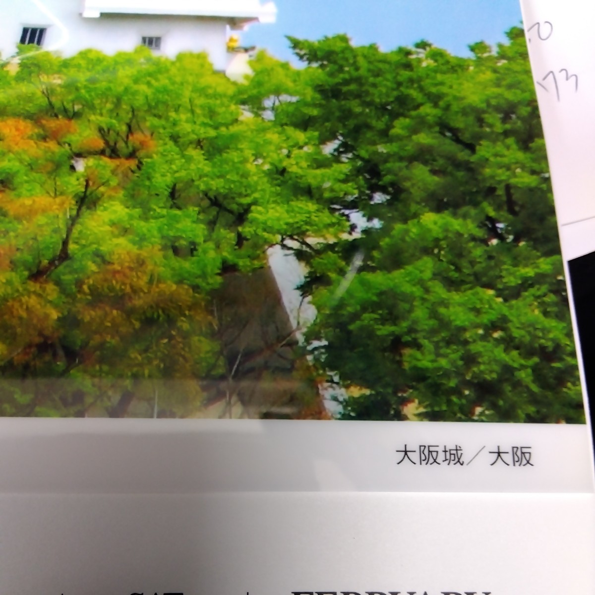 2024年　日本の名城 カレンダー　特殊フィルム　　壁掛け　六曜記載あり　企業名記載あり_画像7