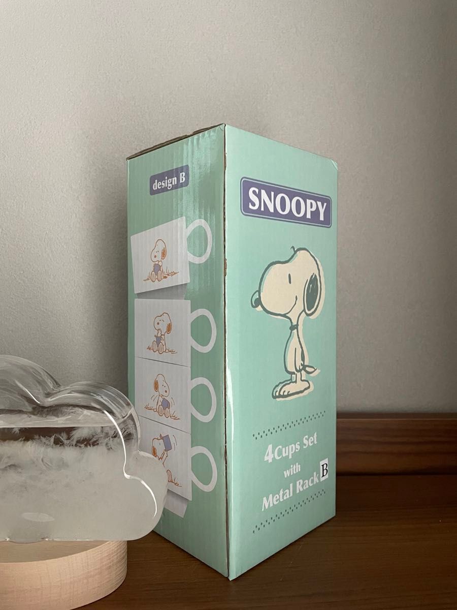 snoopy スタンド付 マグカップ 4つセット メタルラック 4cup set snoopy スタンド付 マグカップ 4つセット メタルラック 4cup set