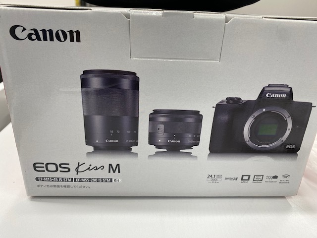 ★１円～ 美品 Canon EOS kiss M ダブルズームセット 保証付き♪♪_画像6