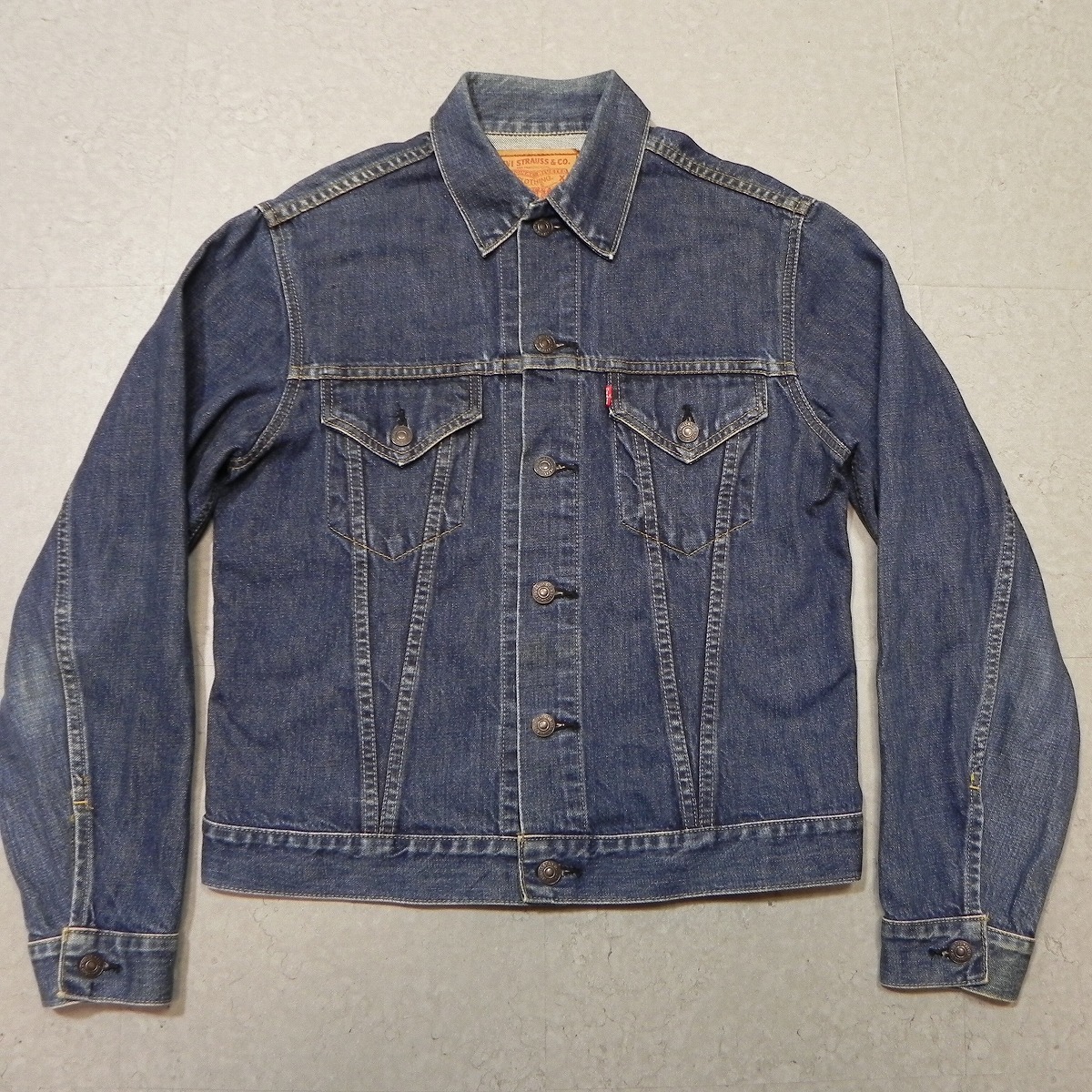 LEVI'S リーバイス 71557-02 3rd BIG'E' 日本製 96年 ビンテージ復刻 ジージャン サイズ40 デニムジャケット 557 トラッカー 古着 ★b