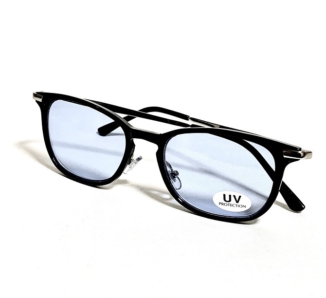 メンズサングラス レディースサングラス ブルーレンズ UVカットレンズ 紫外線99%以上カット 神戸サングラス 紳士用品 小物 雑貨150-3_画像2