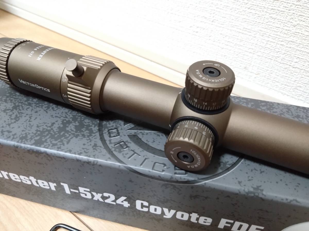 【美品】Vector Optics ベクター オプティクス Forester フォレスター GenⅡ 1-5ｘ24 コヨーテ FDE SCOC-32_画像3