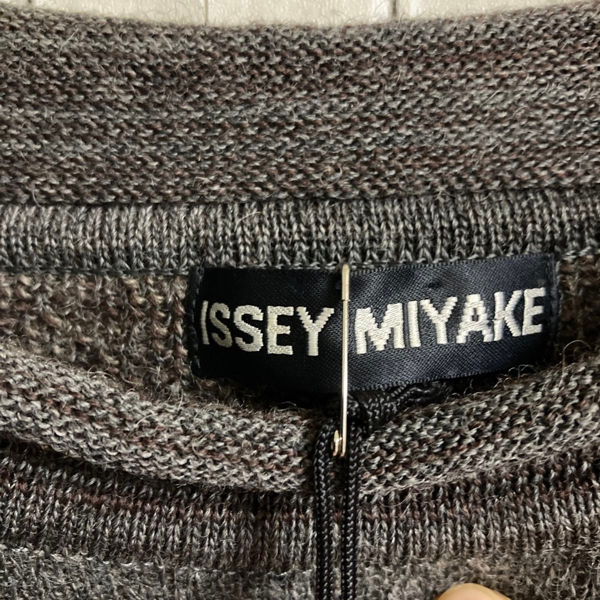 ISSEY MIYAKE★総柄★ウール100%★