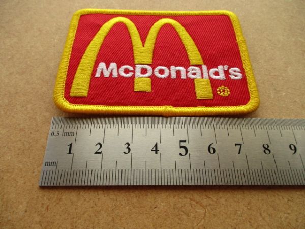 McDonald's Companyマクドナルド ワッペン/マクド企業カンパニーVintageマックLOGOハンバーガー ビンテージPATCHアメカジUSAアメリカ S46_画像8