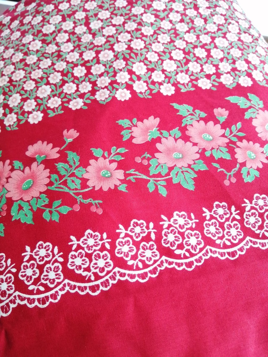  unused Showa Retro kotatsu futon cover tablecloth floral print made in Japan Vintage kotatsu cover miscellaneous goods retro pop multi cover 