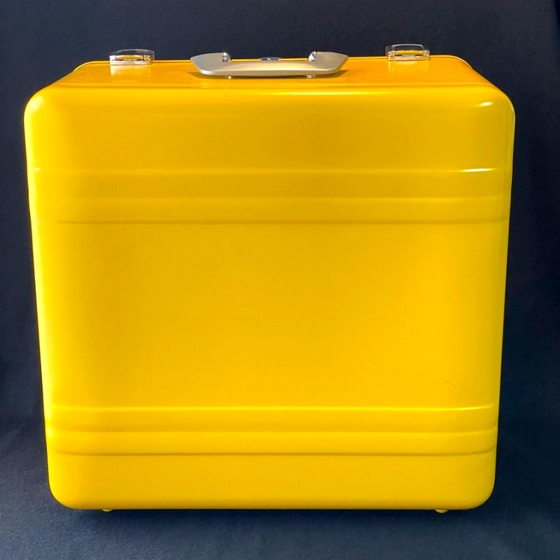  super rare yellow cab color blue is li Zero Halliburton ZERO HALLIBURTON Vintage record case beautiful!