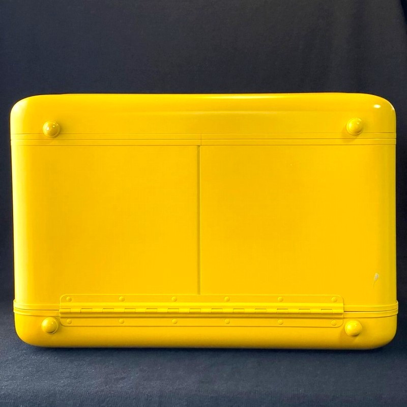  super rare yellow cab color blue is li Zero Halliburton ZERO HALLIBURTON Vintage record case beautiful!