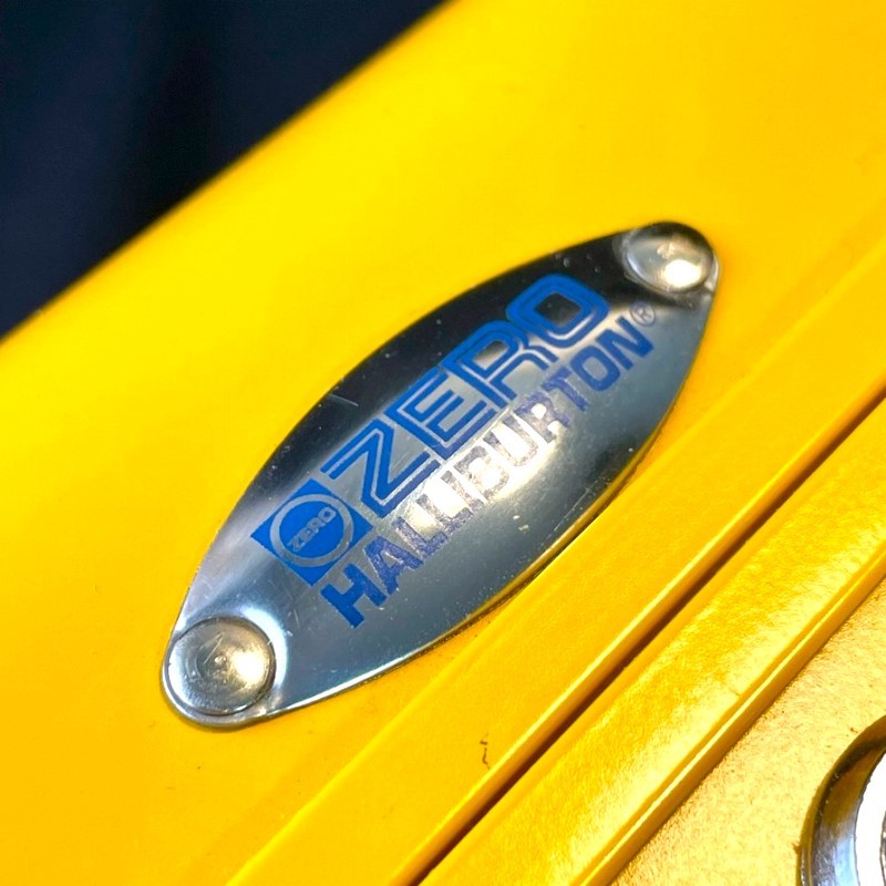  super rare yellow cab color blue is li Zero Halliburton ZERO HALLIBURTON Vintage record case beautiful!