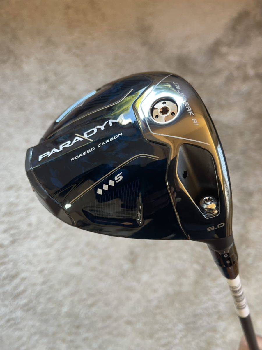 CALLAWAY PARADYM TRIPLE DIAMOND S 9° ＋ SPEEDER NX BLACK 60-X ＜中古美品＞ / パラダイム トリプルダイヤモンドS　TCシリアル_画像1