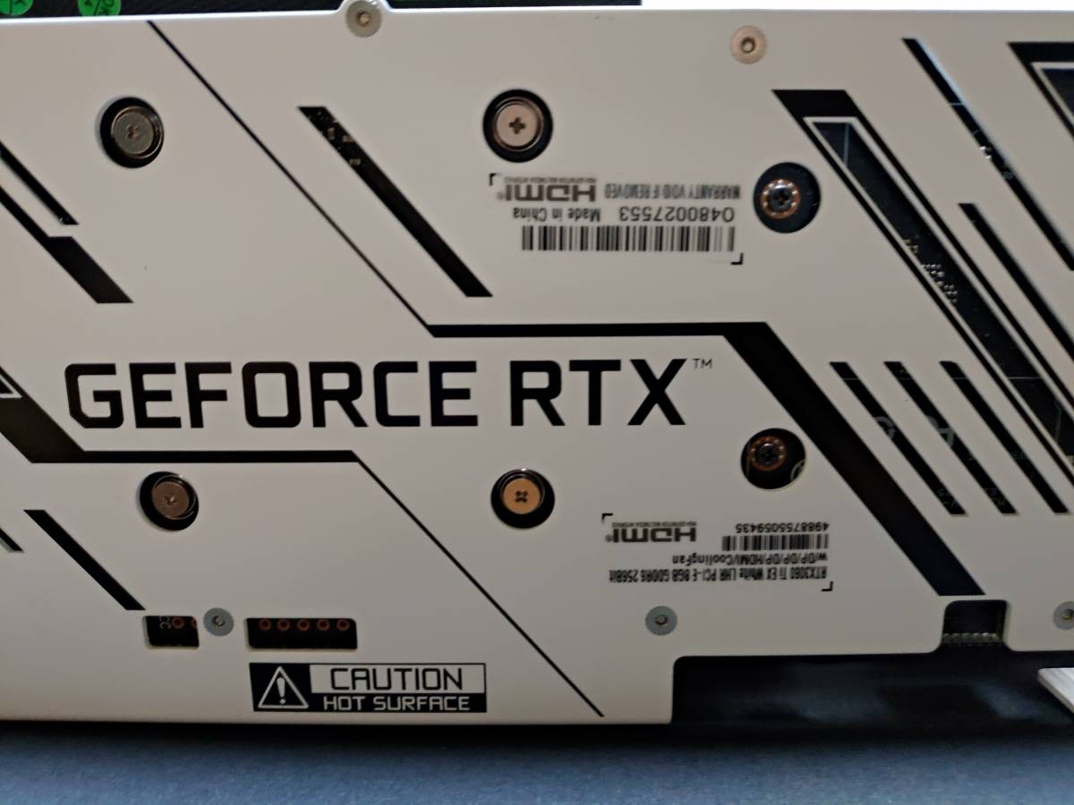 玄人志向 GK-RTX3060Ti-E8GB/WHITE/LHR_画像4